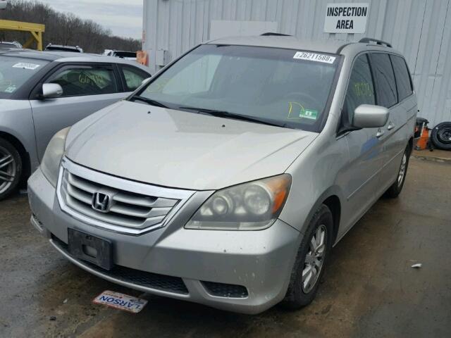 5FNRL38488B416219 - 2008 HONDA ODYSSEY EX SILVER photo 2