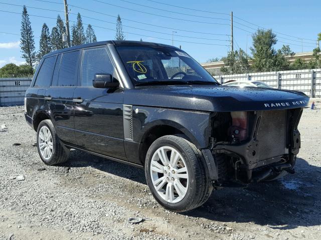 SALMF1D47BA345843 - 2011 LAND ROVER RANGE ROVE BLACK photo 1