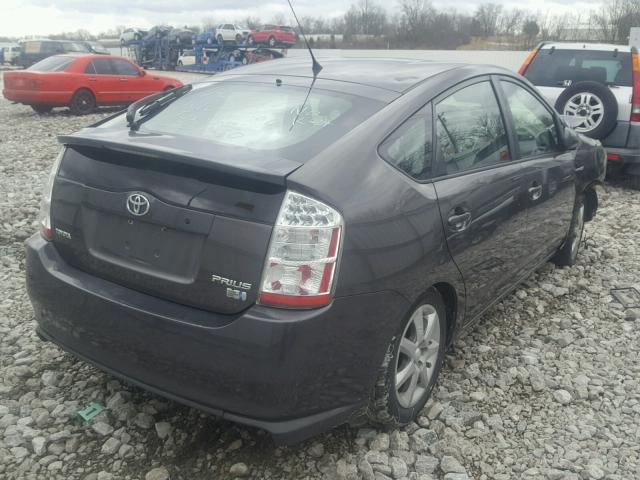 JTDKB20U073225450 - 2007 TOYOTA PRIUS GRAY photo 4