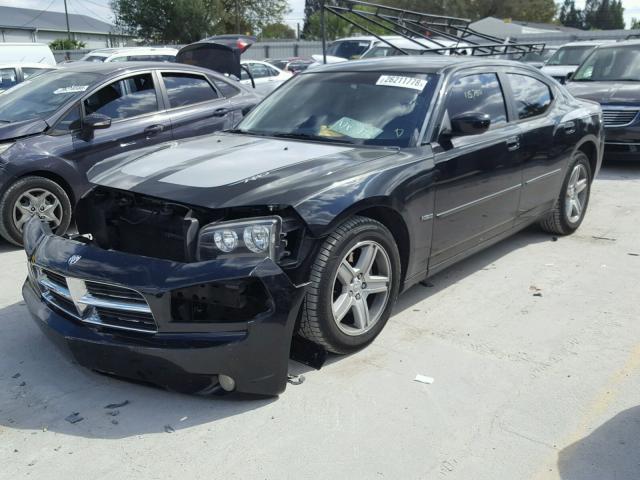 2B3KA53H48H203518 - 2008 DODGE CHARGER R/ BLACK photo 2