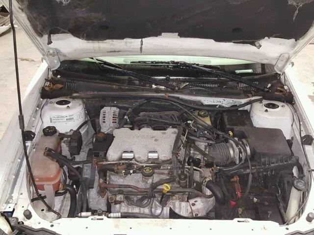 1G1ND52J216191490 - 2001 CHEVROLET MALIBU WHITE photo 7