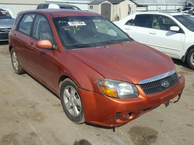 KNAFE161885017447 - 2008 KIA SPECTRA5 5 ORANGE photo 1