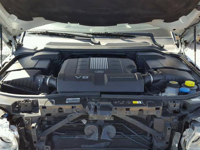 SALSH2E43BA273805 - 2011 LAND ROVER RANGE ROVE SILVER photo 7