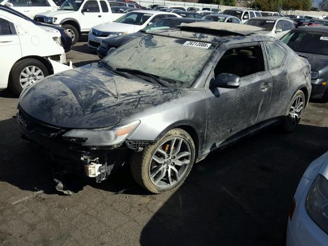 JTKJF5C74E3074772 - 2014 TOYOTA SCION TC 灰色 照片 2