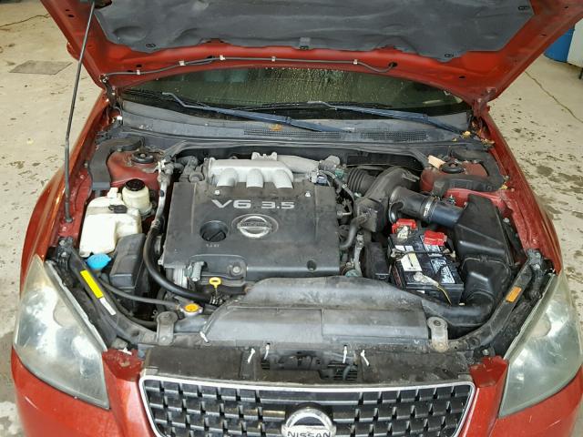 1N4BL11D06C161615 - 2006 NISSAN ALTIMA SE RED photo 7