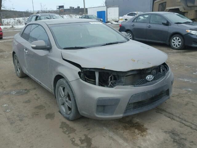 KNAFU6A29A5132399 - 2010 KIA FORTE EX GRAY photo 1