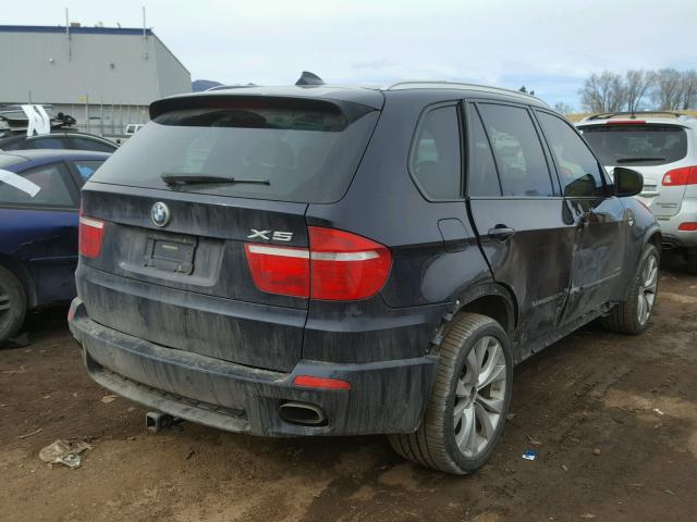 5UXFE83529L309416 - 2009 BMW X5 XDRIVE4 BLUE photo 4