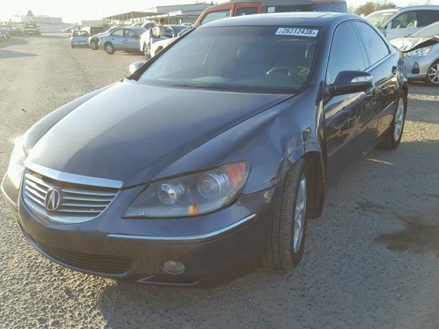 JH4KB16595C003513 - 2005 ACURA RL GRAY photo 2