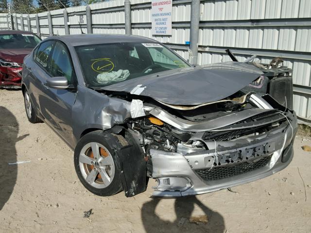 1C3CDFBA1GD623144 - 2016 DODGE DART SXT SILVER photo 1