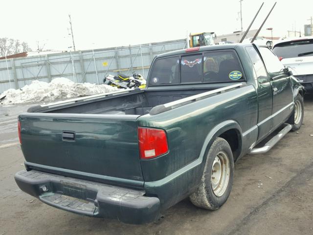 1GCCS19W718231680 - 2001 CHEVROLET S TRUCK S1 GREEN photo 4