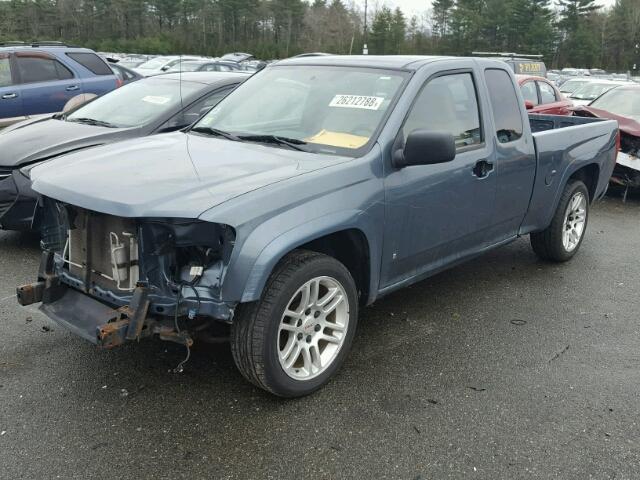 1GTCS19EX78162693 - 2007 GMC CANYON BLUE photo 2