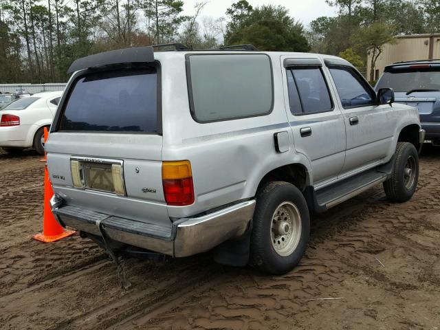 JT3VN29V0L0004513 - 1990 TOYOTA 4RUNNER VN SILVER photo 4