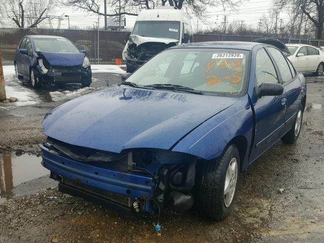 1G1JC52F657103120 - 2005 CHEVROLET CAVALIER BLUE photo 2