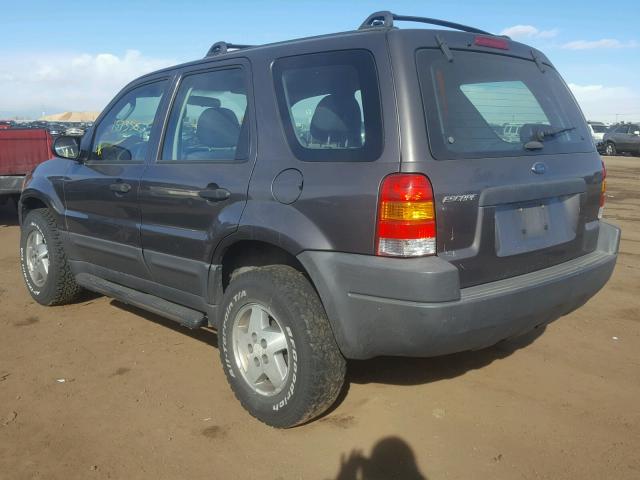 1FMYU02113KC36528 - 2003 FORD ESCAPE XLS GRAY photo 3