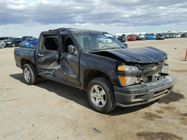 1GCDSCDEXA8101293 - 2010 CHEVROLET COLORADO L BLACK photo 1
