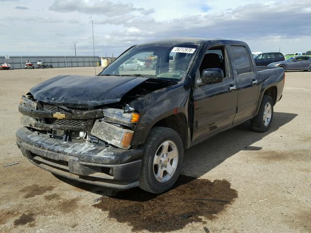 1GCDSCDEXA8101293 - 2010 CHEVROLET COLORADO L BLACK photo 2