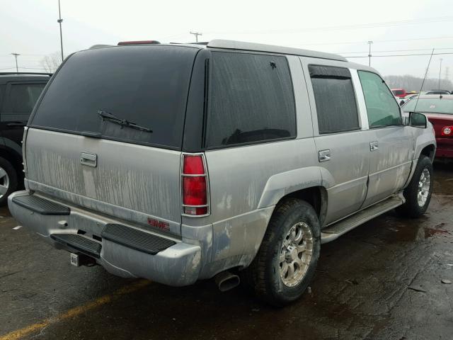 1GKEK63R8YR193491 - 2000 GMC DENALI SILVER photo 4