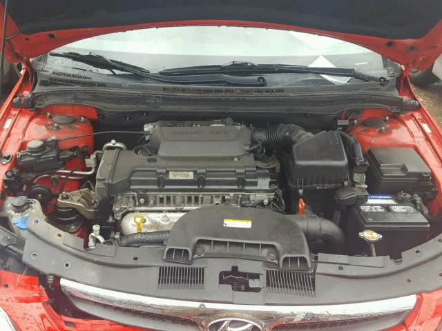 KMHDB8AE3AU058551 - 2010 HYUNDAI ELANTRA TO RED photo 7