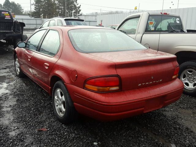 1B3EJ56H1YN131886 - 2000 DODGE STRATUS ES RED photo 3