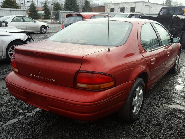 1B3EJ56H1YN131886 - 2000 DODGE STRATUS ES RED photo 4