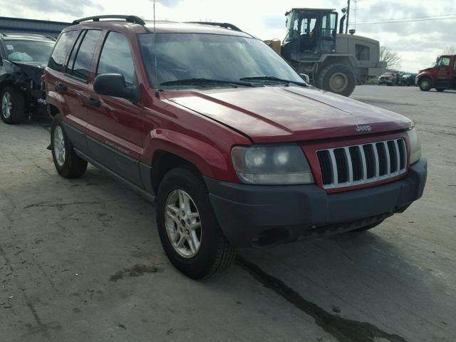 1J4GX48S74C370979 - 2004 JEEP GRAND CHER RED photo 1