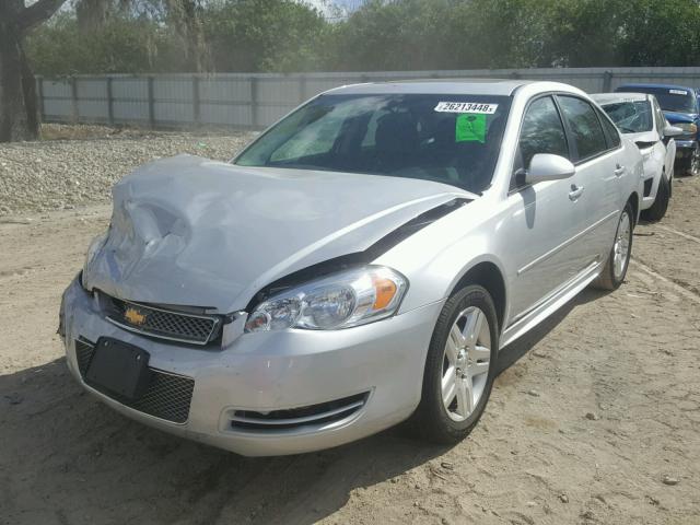 2G1WB5E30E1135052 - 2014 CHEVROLET IMPALA LIM SILVER photo 2