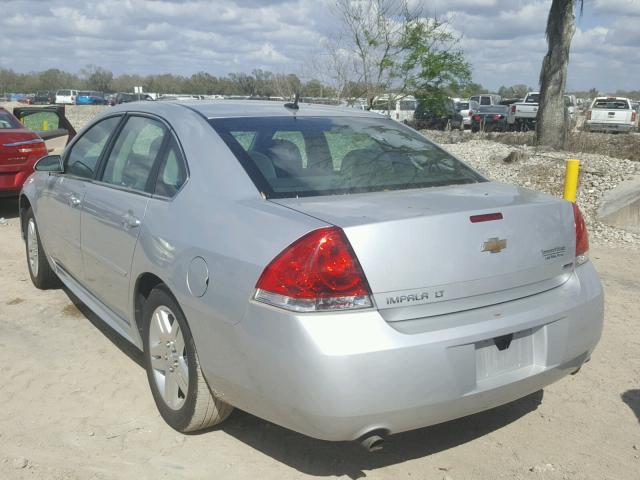 2G1WB5E30E1135052 - 2014 CHEVROLET IMPALA LIM SILVER photo 3