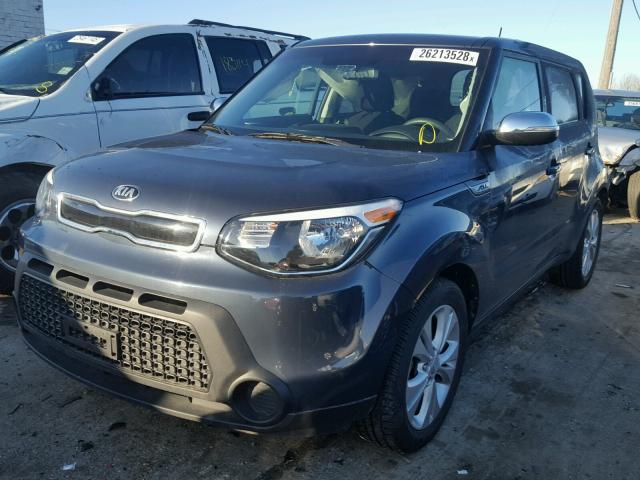KNDJP3A57E7050906 - 2014 KIA SOUL + BLUE photo 2