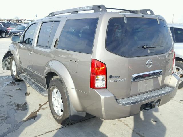 5N1AR18UX7C606224 - 2007 NISSAN PATHFINDER GOLD photo 3