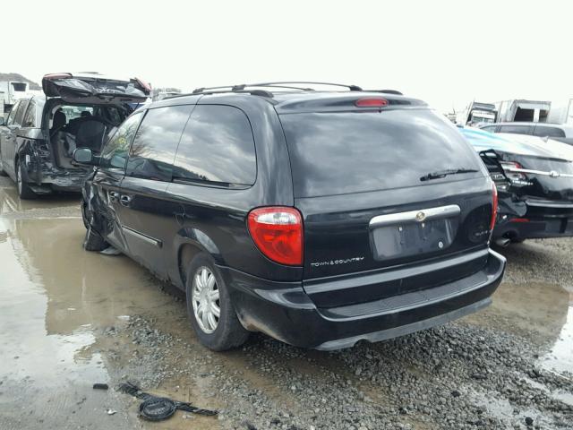 2A8GP54L46R925030 - 2006 CHRYSLER TOWN & COU BLACK photo 3