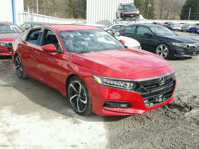 1HGCV1F33JA054671 - 2018 HONDA ACCORD SPO 红色 照片 1