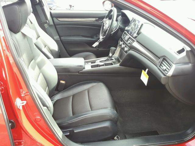 1HGCV1F33JA054671 - 2018 HONDA ACCORD SPO 红色 照片 5