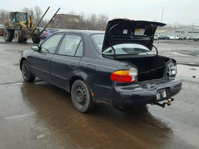 1Y1SK528X2Z422483 - 2002 CHEVROLET GEO PRIZM 黑色 照片 3