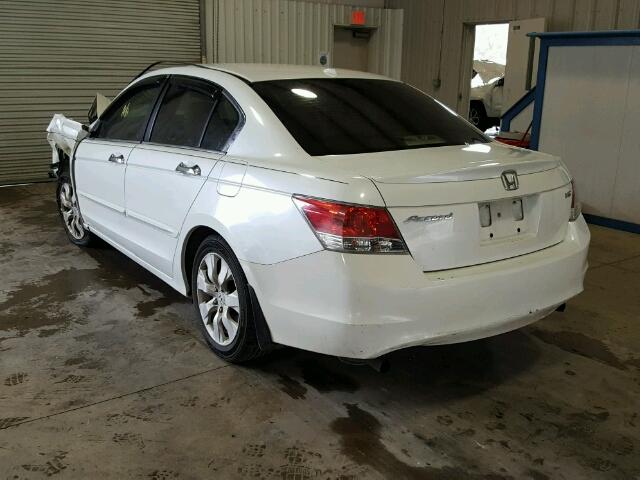 1HGCP36899A038214 - 2009 HONDA ACCORD EXL WHITE photo 3