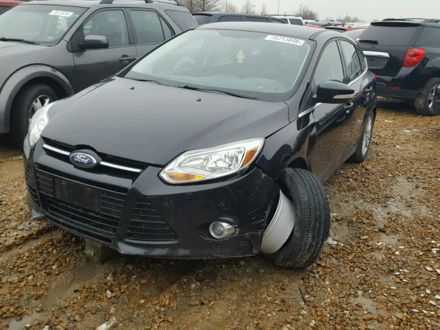 1FAHP3M26CL303093 - 2012 FORD FOCUS SEL BLACK photo 2