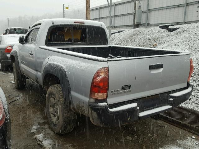 5TEPX42N76Z247759 - 2006 TOYOTA TACOMA SILVER photo 3