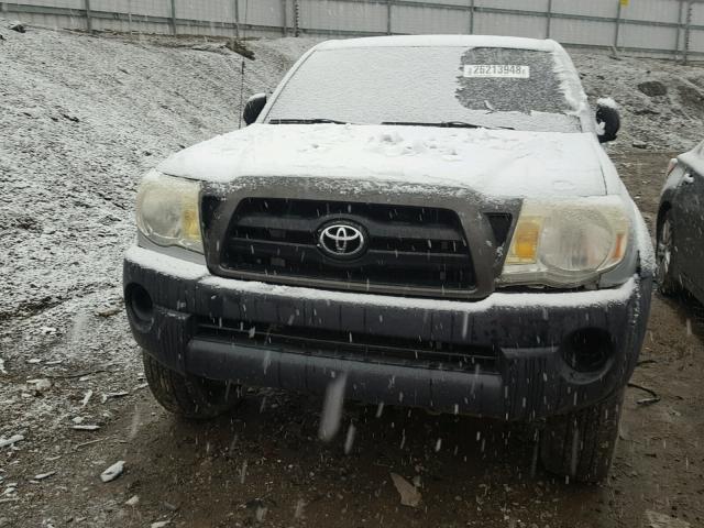 5TEPX42N76Z247759 - 2006 TOYOTA TACOMA SILVER photo 9