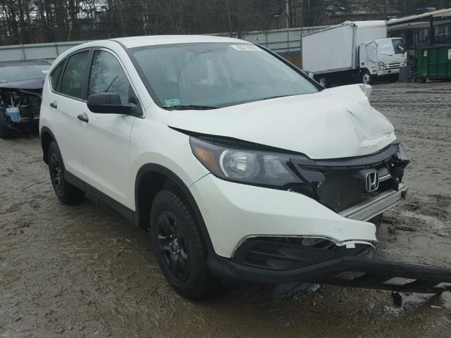 5J6RM4H31EL102358 - 2014 HONDA CR-V LX WHITE photo 1