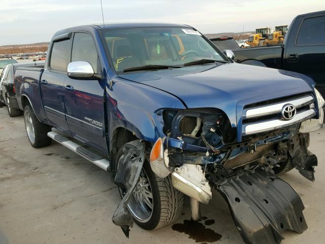 5TBET34126S550834 - 2006 TOYOTA TUNDRA DOU BLUE photo 1