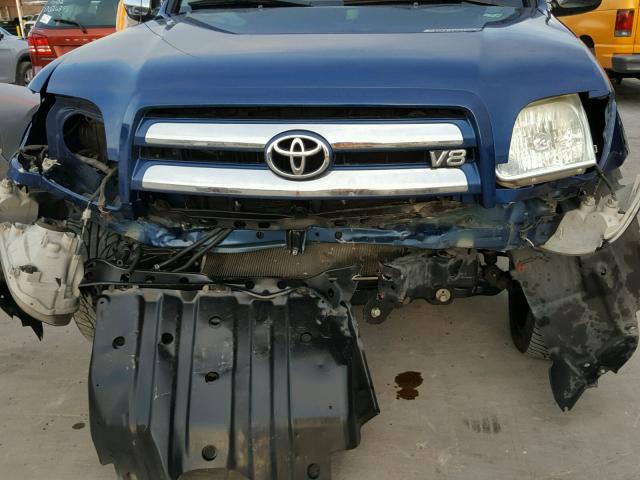 5TBET34126S550834 - 2006 TOYOTA TUNDRA DOU BLUE photo 9