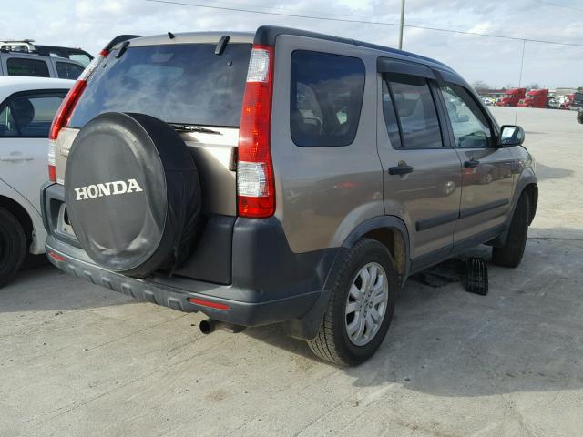 JHLRD68806C023362 - 2006 HONDA CR-V EX BEIGE photo 4