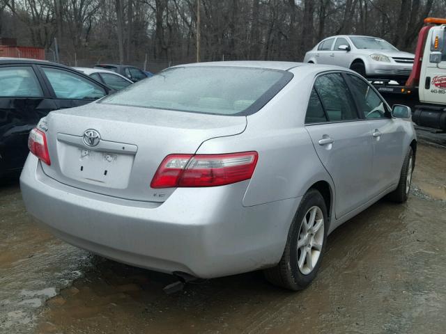 4T1BE46K28U226910 - 2008 TOYOTA CAMRY CE SILVER photo 4