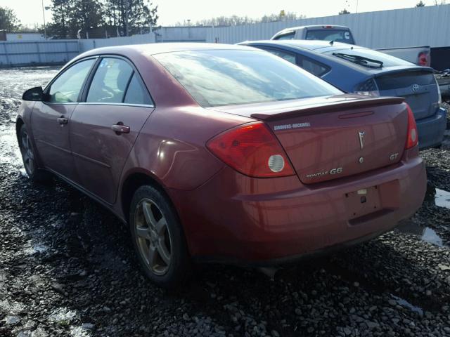 1G2ZH57N394165467 - 2009 PONTIAC G6 GT BURGUNDY photo 3