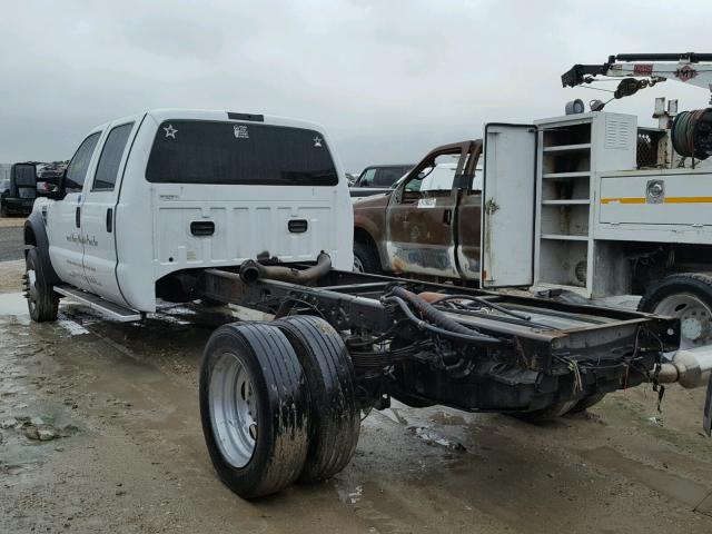 1FDXW47R98EA13428 - 2008 FORD F450 SUPER WHITE photo 3