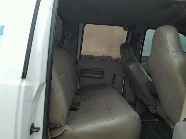 1FDXW47R98EA13428 - 2008 FORD F450 SUPER WHITE photo 6