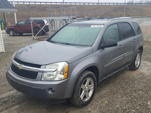 2CNDL63F356061378 - 2005 CHEVROLET EQUINOX LT GRAY photo 2