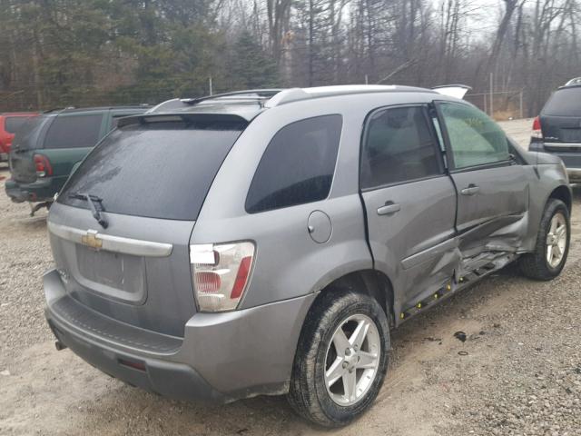 2CNDL63F356061378 - 2005 CHEVROLET EQUINOX LT GRAY photo 4