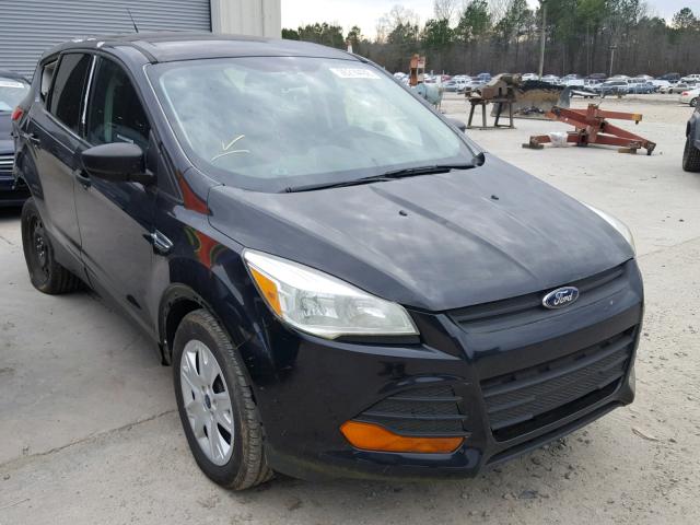 1FMCU0F72EUA66518 - 2014 FORD ESCAPE S BLACK photo 1