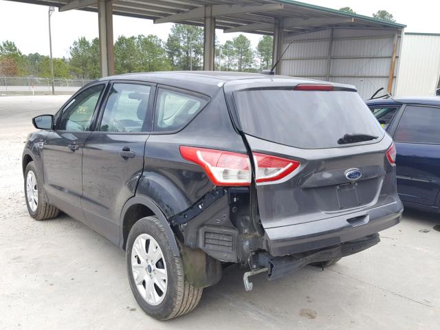 1FMCU0F72EUA66518 - 2014 FORD ESCAPE S BLACK photo 3