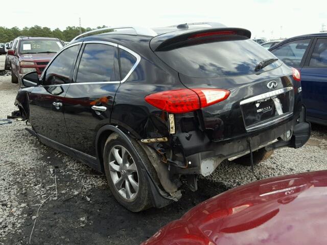 JNKAJ09E78M300699 - 2008 INFINITI EX35 BASE BLACK photo 3